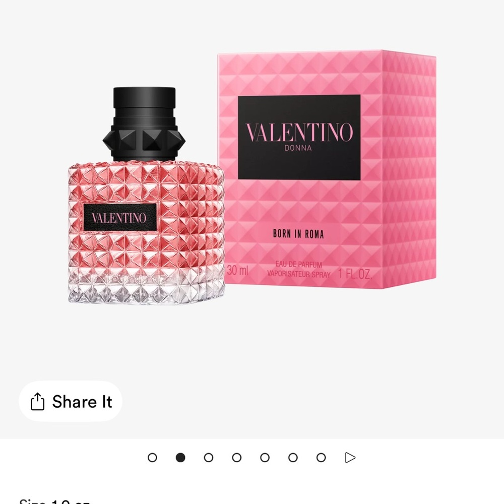 Valentino Crystal Pink Fragrance Bottle - Picture 2 of 2